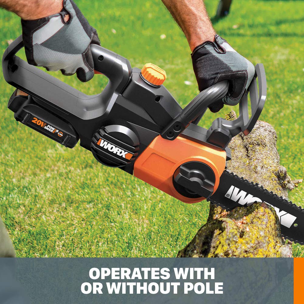 Worx 20V Power Share 10" Cordless Pole/Chain Saw