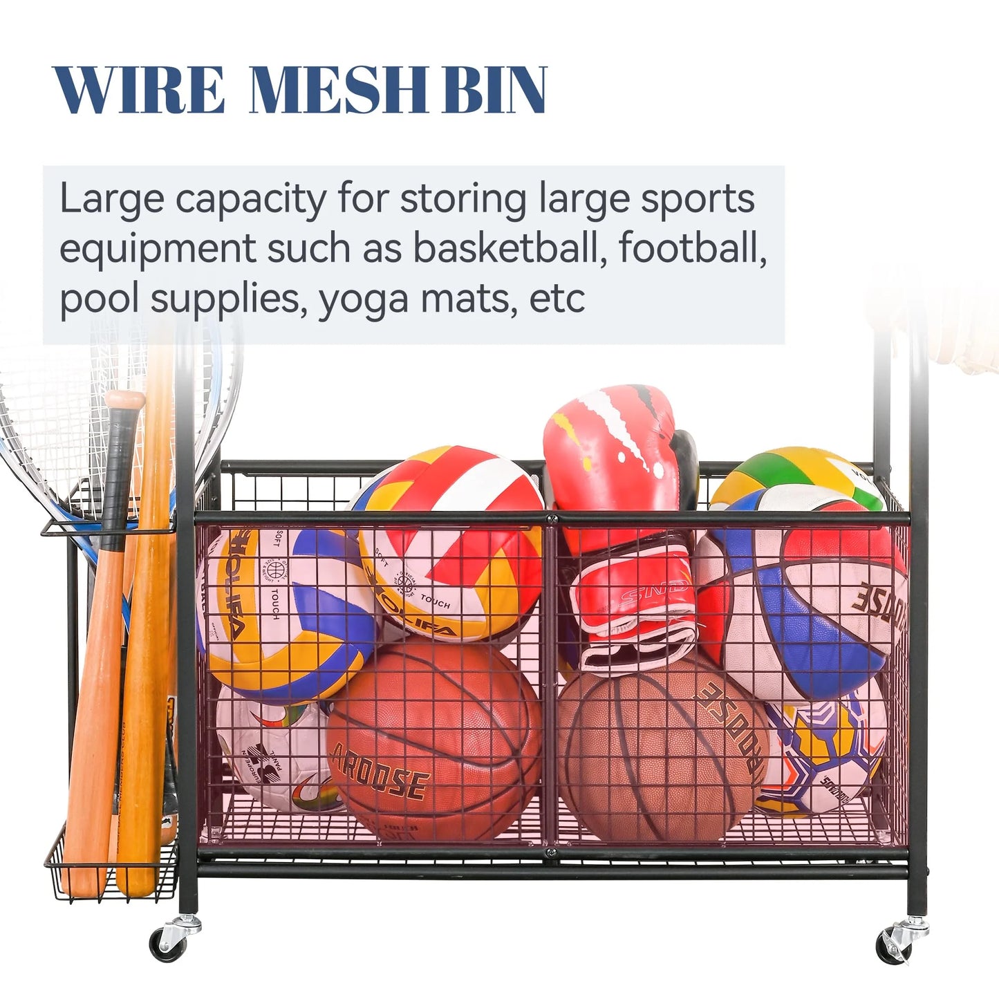 Mythinglogic Sports Equipment Garage Organizer