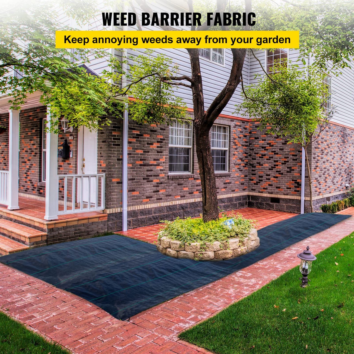 Happybuy 6.5FT x 300FT Premium Weed Barrier