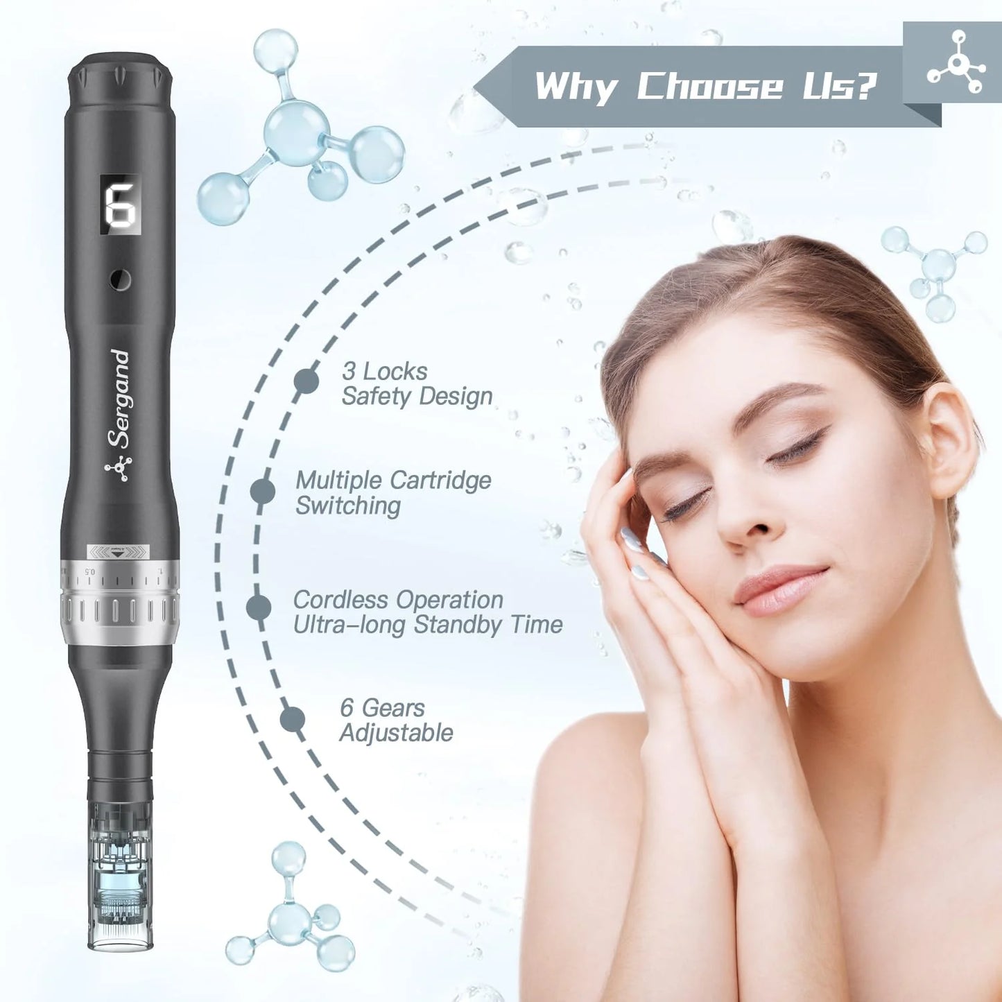 Sergand Professional Cordless Microneedling Pen