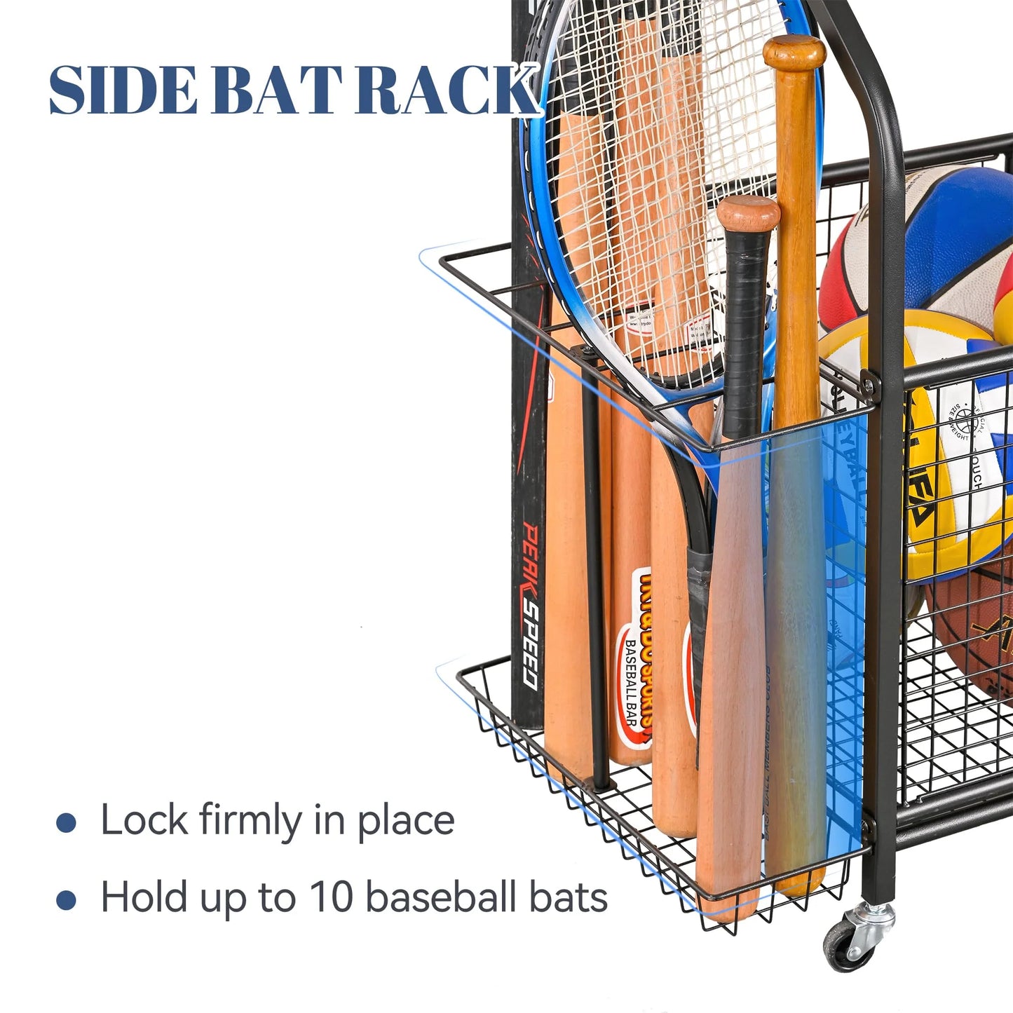 Mythinglogic Sports Equipment Garage Organizer