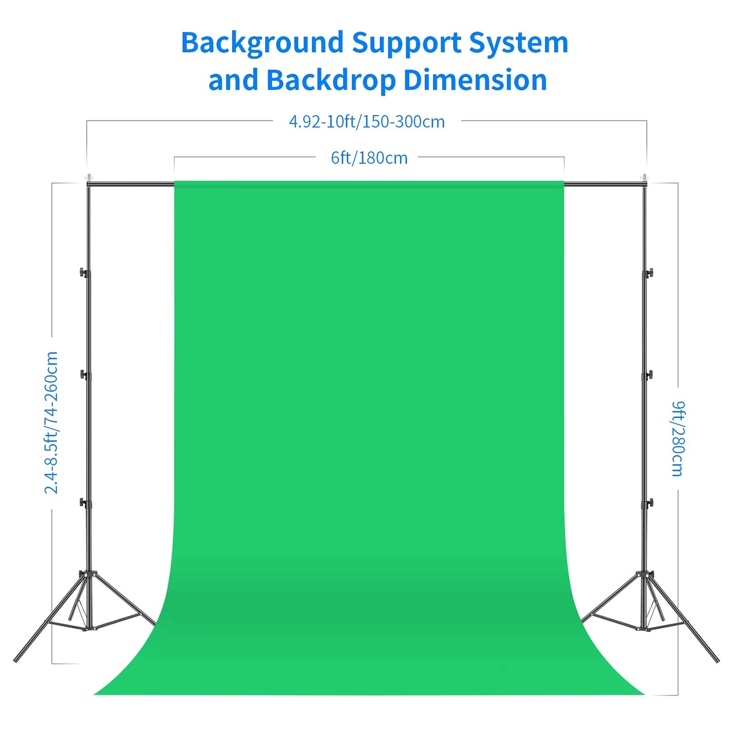 NEEWER Photography Lighting kit with Backdrops