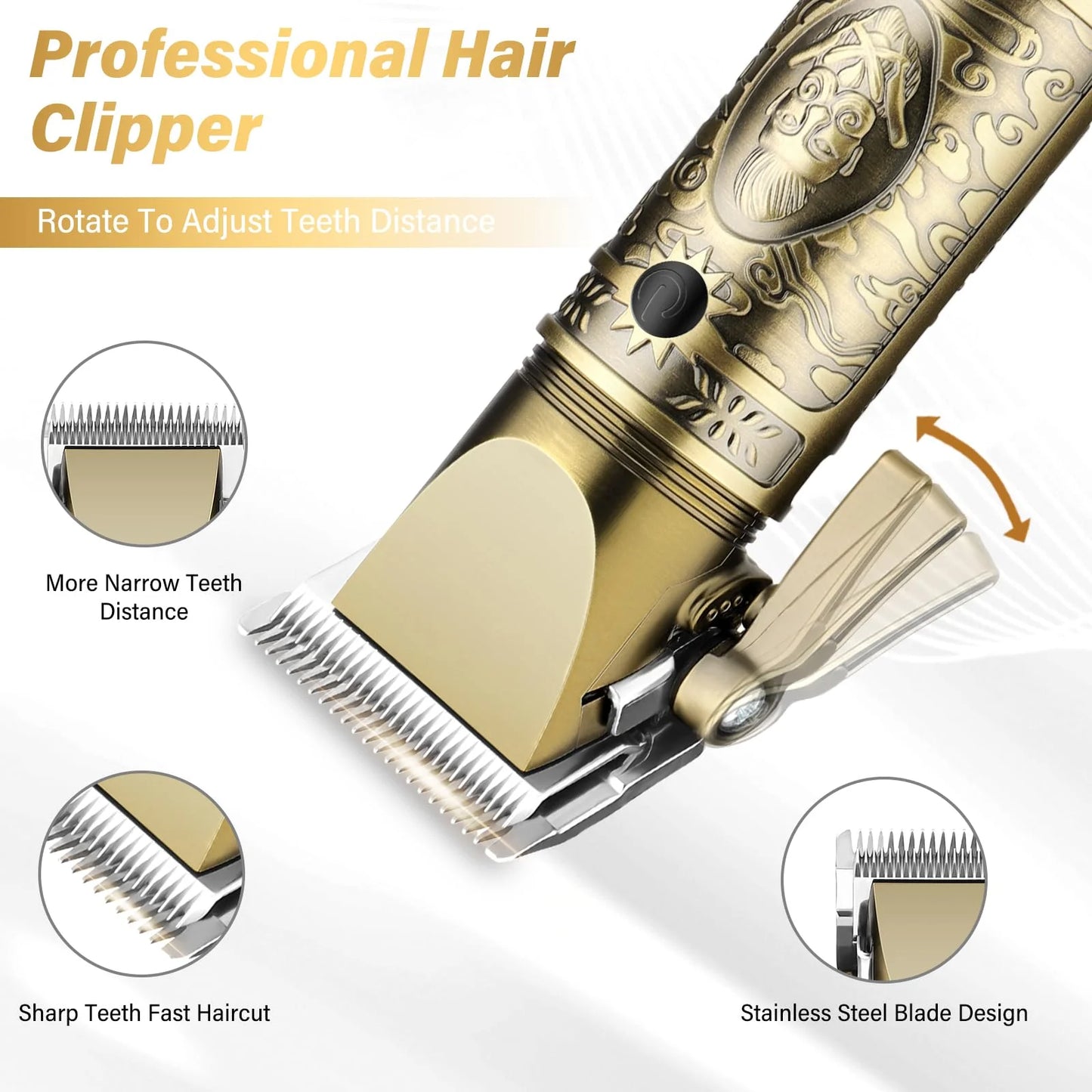 GSKY Professional Hair Clippers for Men, Beard Trimmer Kits & Sets