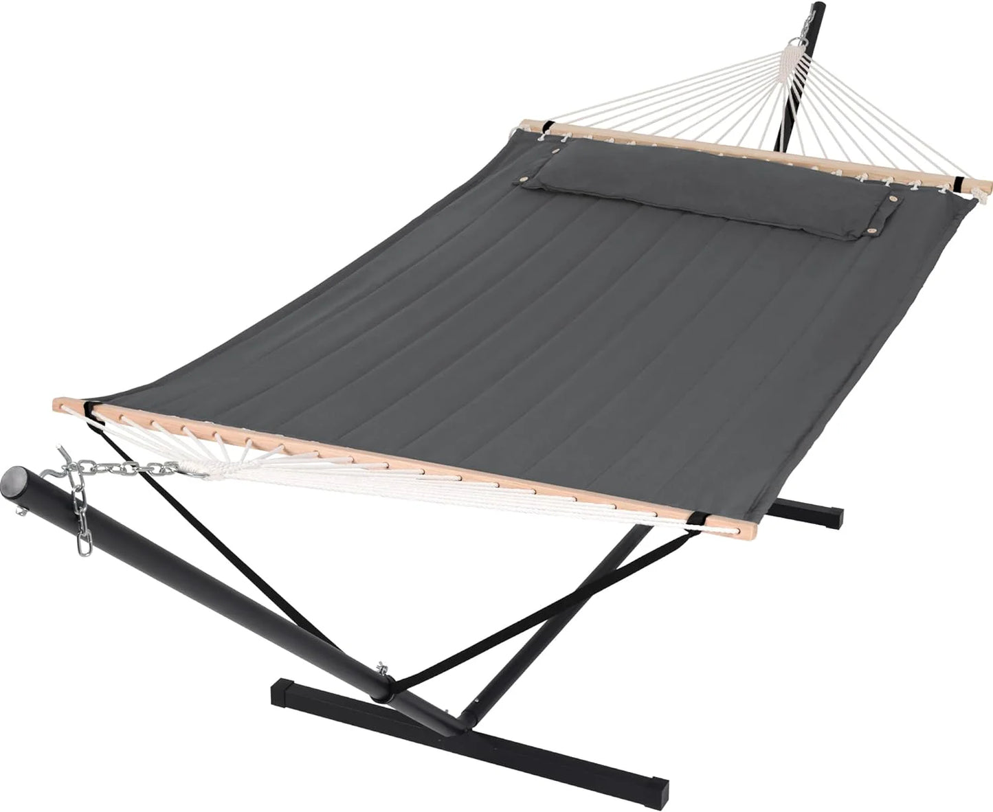 SUNCREAT 2 Person Hammock with Stand, 450 lbs Capacity