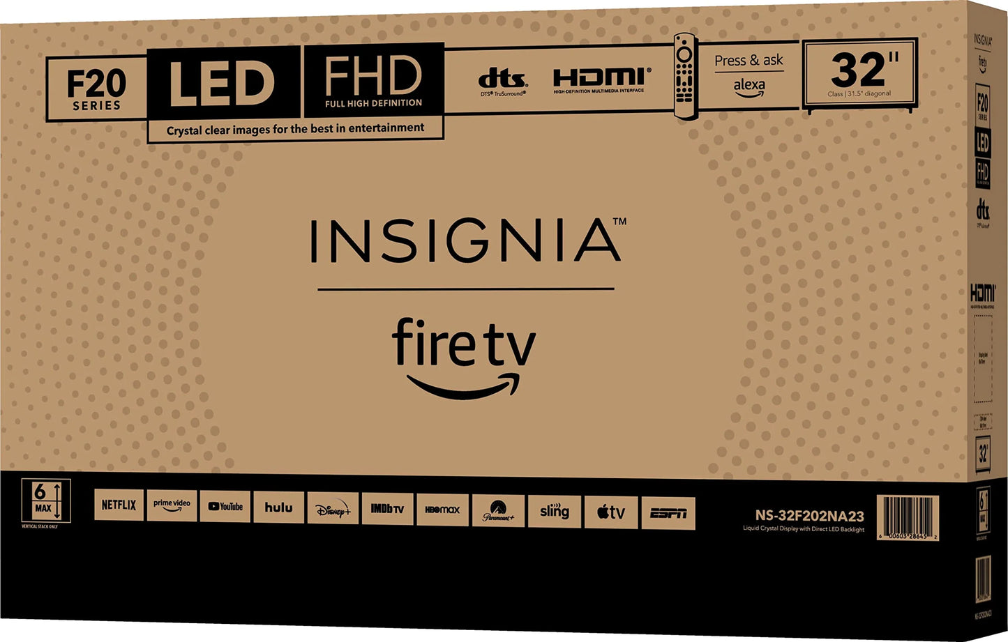 INSIGNIA 32-inch Class Smart Full HD 1080p Fire TV