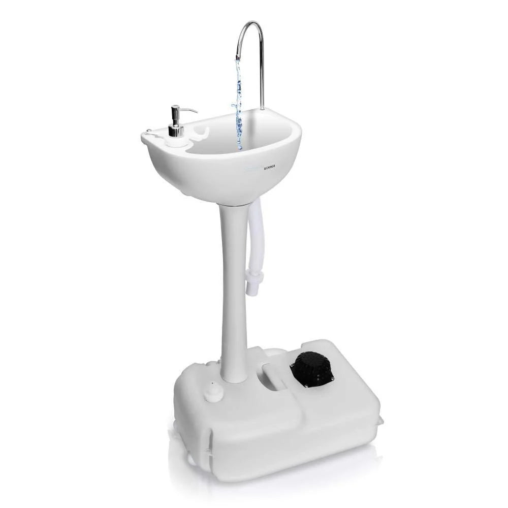 SereneLife Portable Camping Sink w/Towel Holder & Soap Dispenser