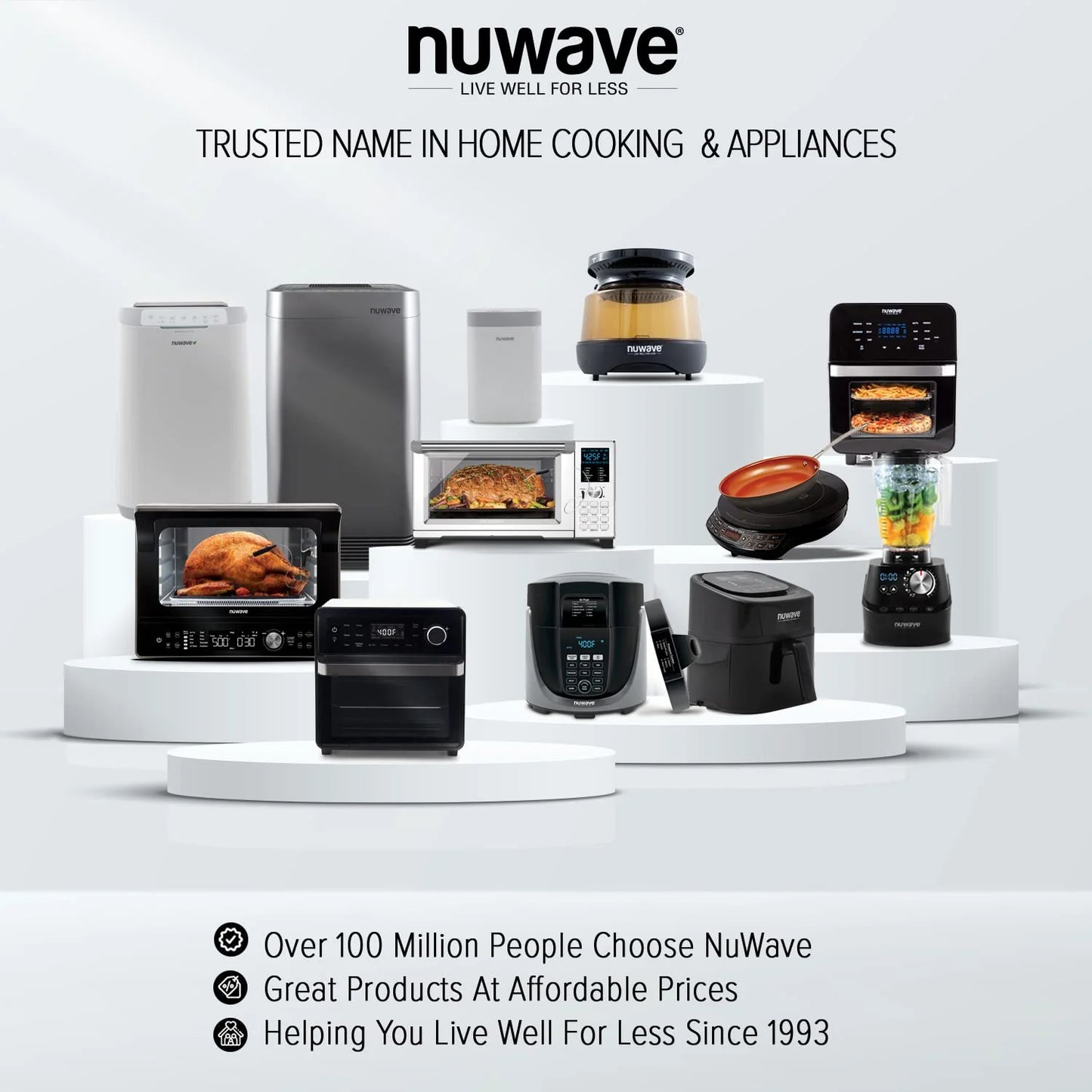 Nuwave Bravo Convection Toaster Ovens Air Fryer Combo