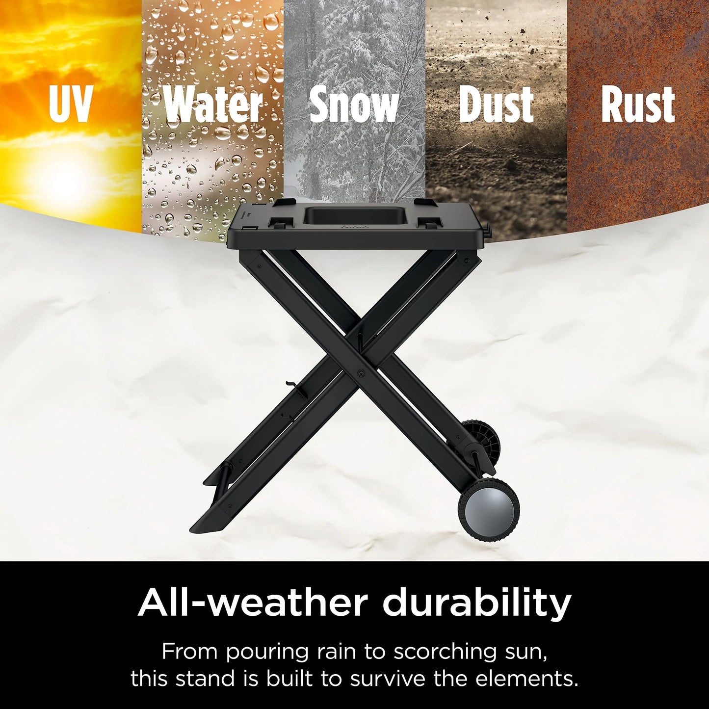 Ninja XSKSTAND Woodfire Collapsible Outdoor Grill Stand