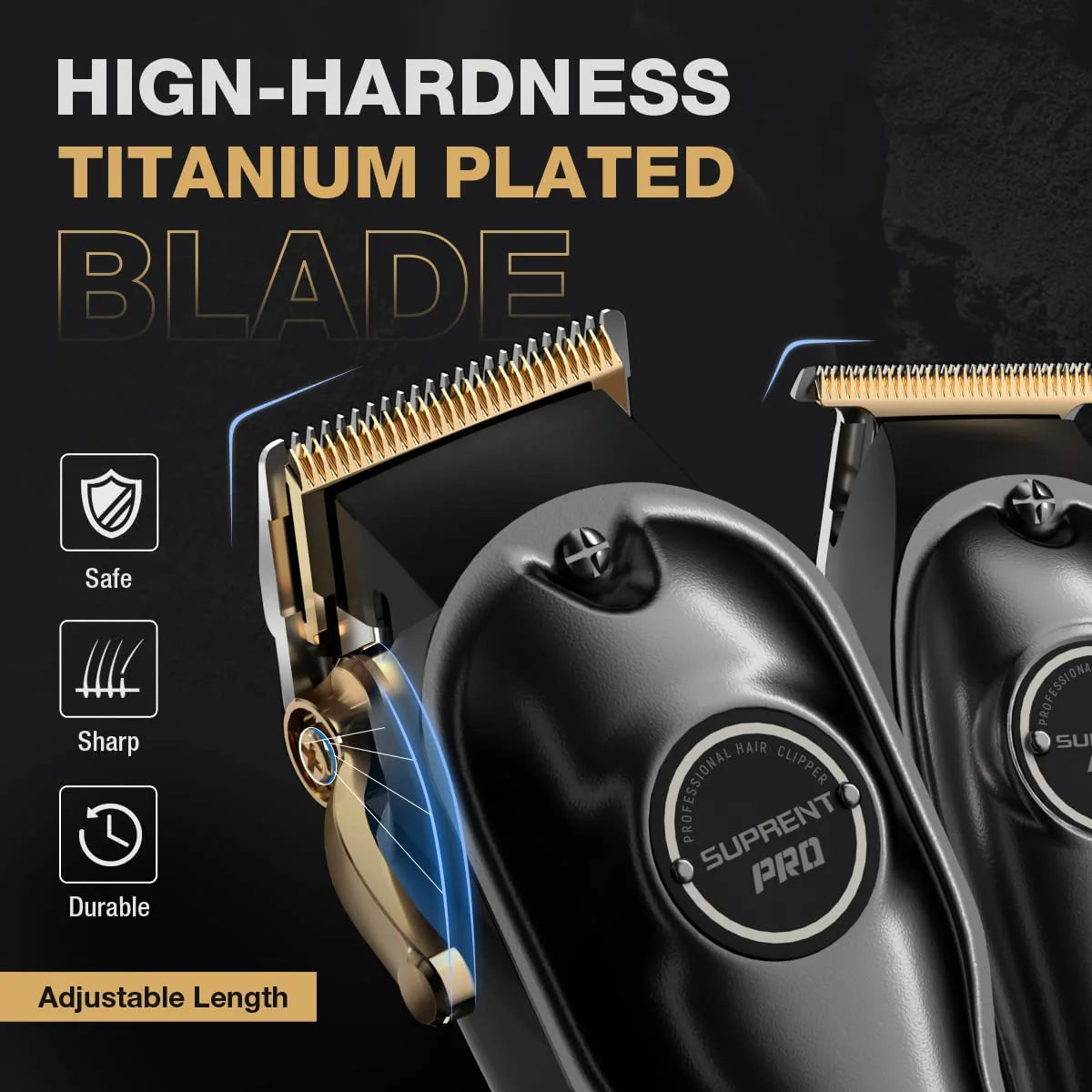 SUPRENT PRO Professional Hair Clippers for Men