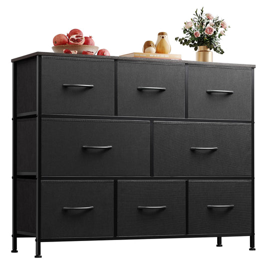 WLIVE Fabric Dresser for Bedroom, Storage Drawer Unit