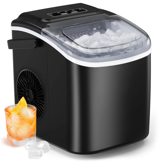 Silonn Countertop Ice Maker with Ice Scoop and Basket