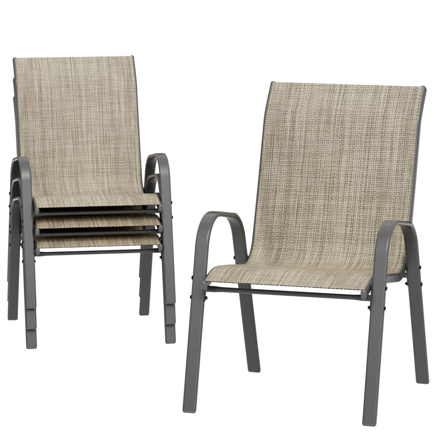 UDPATIO Patio Dining Chairs Set of 4