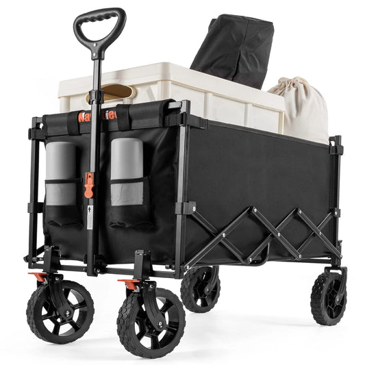 Navatiee Wagon Cart Heavy Duty Foldable, Collapsible Wagon