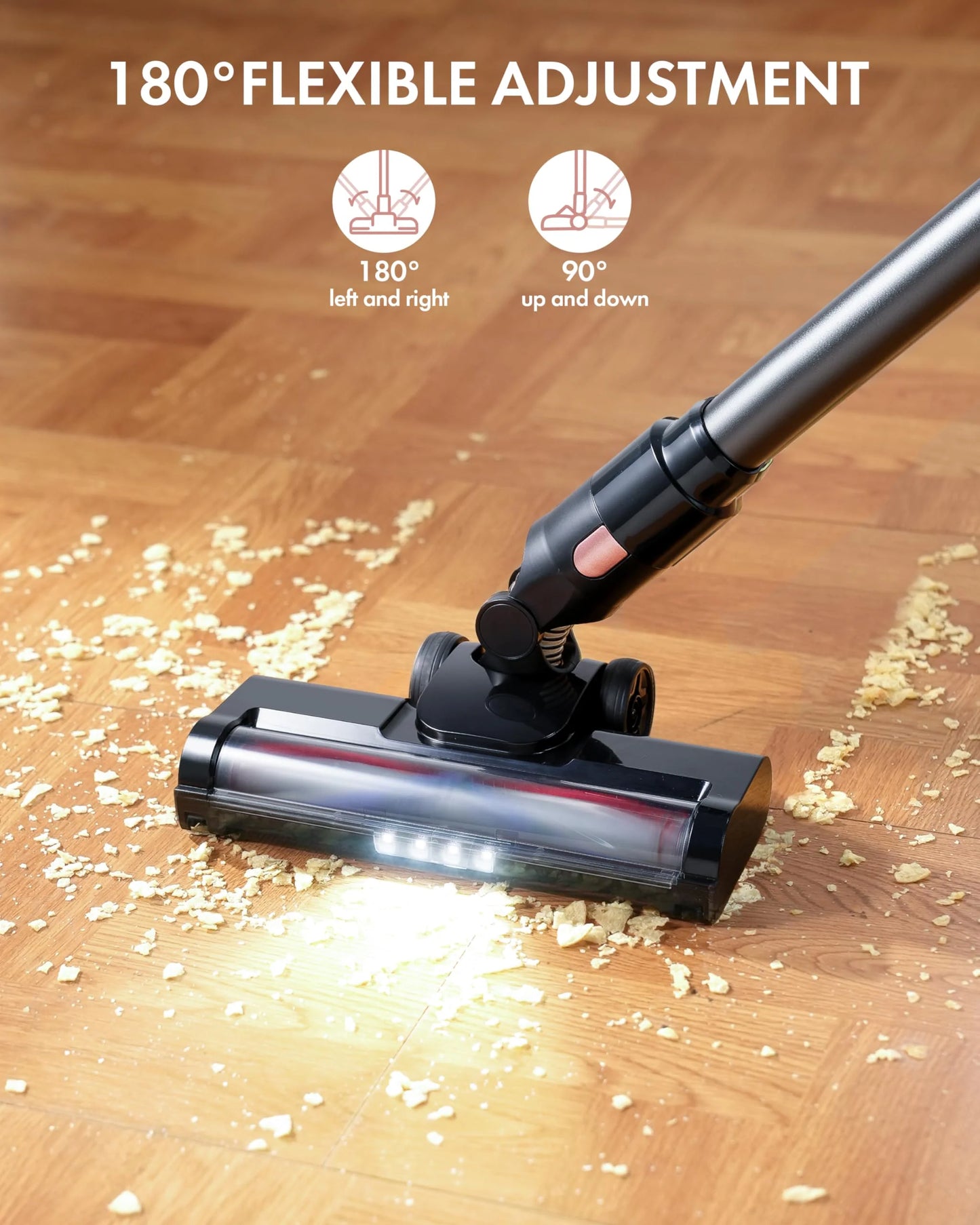 Homeika 28Kpa Cordless Vacuum for Carpet & Pet Hair